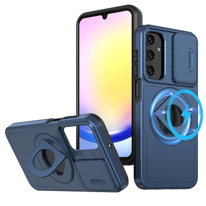 Camshield MagSafe Ring Holder Armor Phone Case, For Samsung Galaxy A15 5G, For Samsung Galaxy A55 5G, For Samsung Galaxy A35 5G, For Samsung Galaxy S24 Ultra 5G, For Samsung Galaxy A05 4G, For Samsung Galaxy A25 5G, For Samsung Galaxy S23 FE 5G��������...