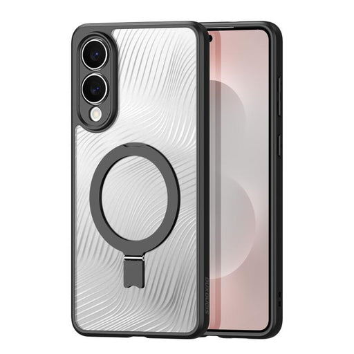 DUX DUCIS Aimo Mag Series MagSafe Ring Holder Frosted Phone Case, For Samsung Galaxy S25 Edge 5G, For Samsung Galaxy S25 Ultra 5G