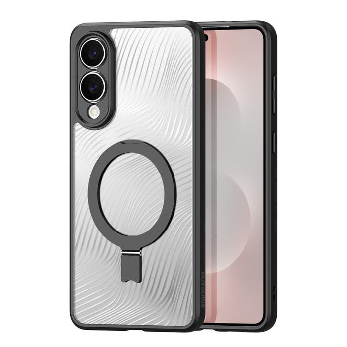 DUX DUCIS Aimo Mag Series MagSafe Ring Holder Frosted Phone Case, For Samsung Galaxy S25 Edge 5G, For Samsung Galaxy S25 Ultra 5G