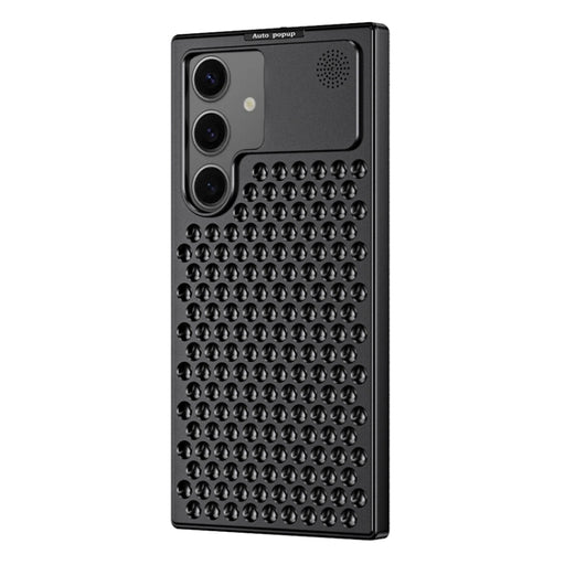 R-JUST RJ58 Aromatherapy Metal Cooling Phone Case, For Samsung Galaxy S24+ 5G, For Samsung Galaxy S24 5G, For Samsung Galaxy S23 Ultra 5G