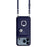 For iPhone 17 Pro Max Organ Card Bag Ring Holder Phone Case with Long Lanyard(Blue)
