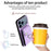 For iPhone 17 Pro Max Organ Card Bag Ring Holder Phone Case with Long Lanyard(Purple)