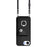 For iPhone 16e Organ Card Bag Ring Holder Phone Case with Long Lanyard(Black)