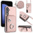 Organ Card Bag Ring Holder Phone Case with Long Lanyard, For Samsung Galaxy A25 5G, For Samsung Galaxy S23 FE 5G, For Samsung Galaxy A24 4G, For Samsung Galaxy A04e/M04/F04 4G, For Samsung Galaxy A34 5G, For Samsung Galaxy A54 5G�����������������������...