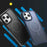 For iPhone 15 TGVIS Vigor Series Airbag MagSafe Magnetic Phone Case(Gradient Black)