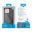 For iPhone 15 Pro Max TGVIS Vigor Series Airbag MagSafe Magnetic Phone Case(Transparent Grey)