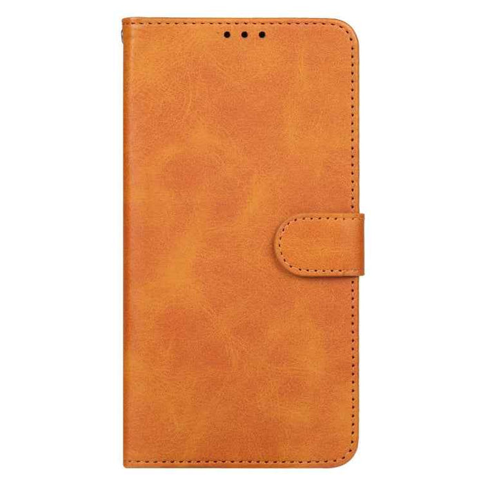 For iPhone 16 Plus Leather Phone Case(Brown)