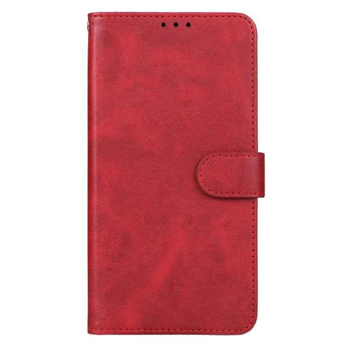For iPhone 16 Leather Phone Case(Red)