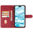 For iPhone 16 Leather Phone Case(Red)