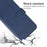 For iPhone 16 Leather Phone Case(Blue)