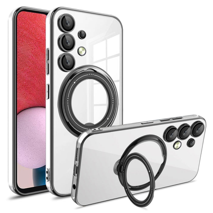 Electroplating MagSafe 360 Degree Rotation Holder Shockproof Phone Case, For Samsung Galaxy S23+, For Samsung Galaxy S23, For Samsung Galaxy S20 FE, For Samsung Galaxy A13 4G, For Samsung Galaxy S22 Ultra, For Samsung Galaxy S22+, For Samsung Galaxy S2...