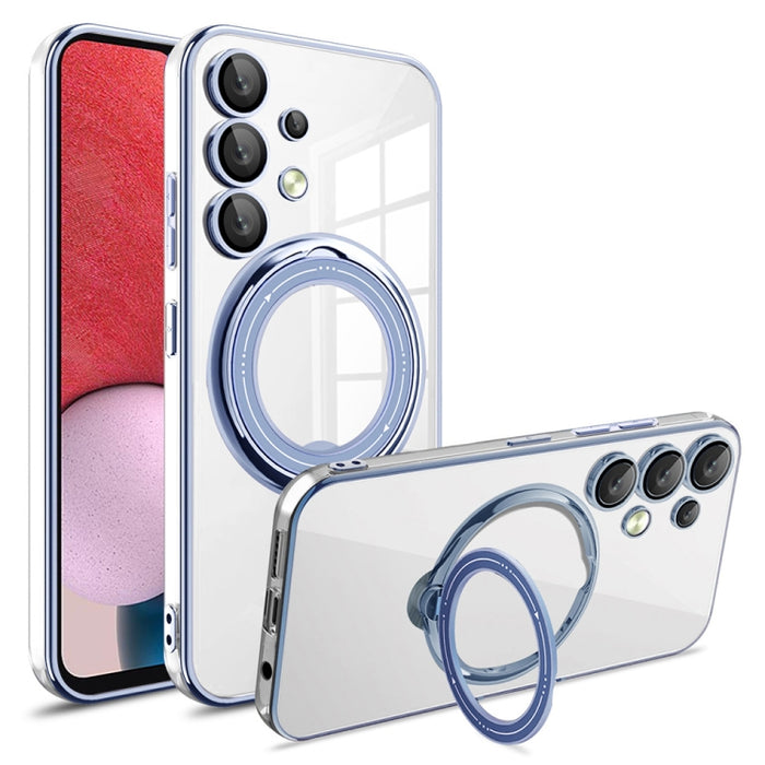 Electroplating MagSafe 360 Degree Rotation Holder Shockproof Phone Case, For Samsung Galaxy S23+, For Samsung Galaxy S23, For Samsung Galaxy S20 FE, For Samsung Galaxy A13 4G, For Samsung Galaxy S22 Ultra, For Samsung Galaxy S22+, For Samsung Galaxy S2...