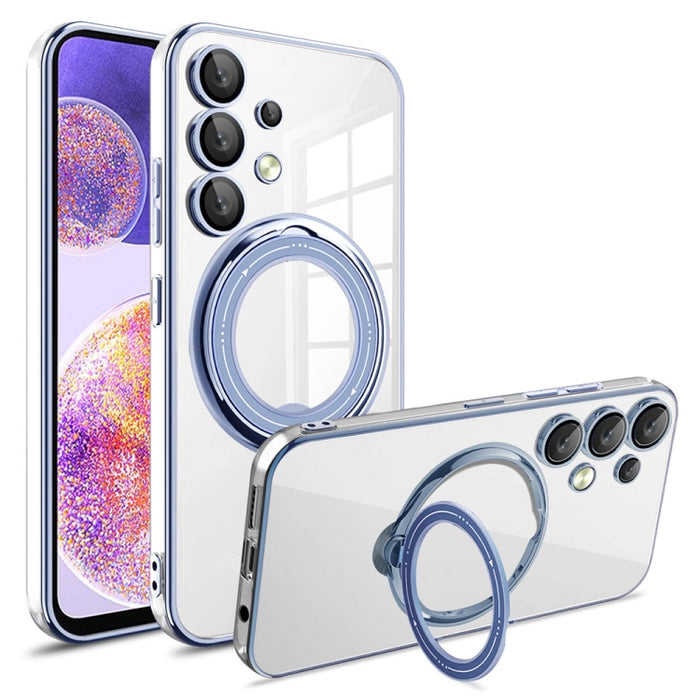 Electroplating MagSafe 360 Degree Rotation Holder Shockproof Phone Case, For Samsung Galaxy A24 4G / A25, For Samsung Galaxy A25 5G Global, For Samsung Galaxy S23 FE 5G, For Samsung Galaxy A23 4G / A23 5G, For Samsung Galaxy A14 4G / A14 5G            ...