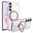 Electroplating MagSafe 360 Degree Rotation Holder Shockproof Phone Case, For Samsung Galaxy A55, For Samsung Galaxy A35, For Samsung Galaxy S24 Ultra, For Samsung Galaxy S24+, For Samsung Galaxy S24, For Samsung Galaxy A15, For Samsung Galaxy A05������...
