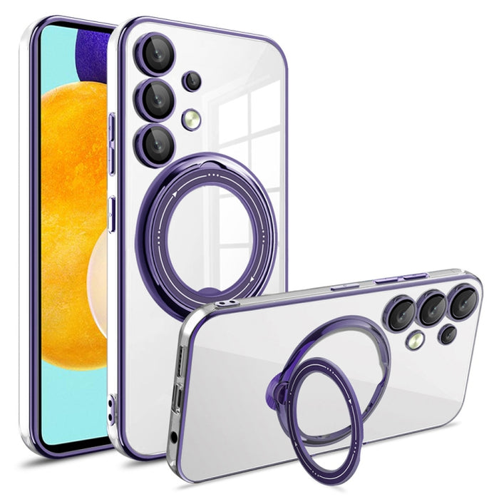 Electroplating MagSafe 360 Degree Rotation Holder Shockproof Phone Case, For Samsung Galaxy A32 4G, For Samsung Galaxy A52 4G / A52 5G, For Samsung Galaxy A53
