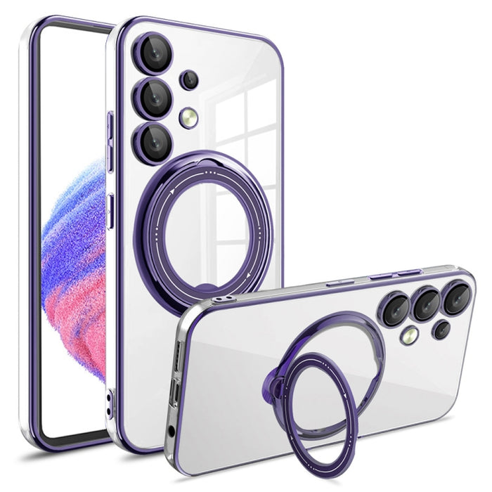 Electroplating MagSafe 360 Degree Rotation Holder Shockproof Phone Case, For Samsung Galaxy A32 4G, For Samsung Galaxy A52 4G / A52 5G, For Samsung Galaxy A53