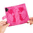For iPhone 17 Pen Heart Cat Embossed Leather Phone Case(Pink)