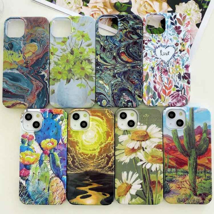 For iPhone 16 Pro Varnishing Water Stick PC Phone Case(Love)