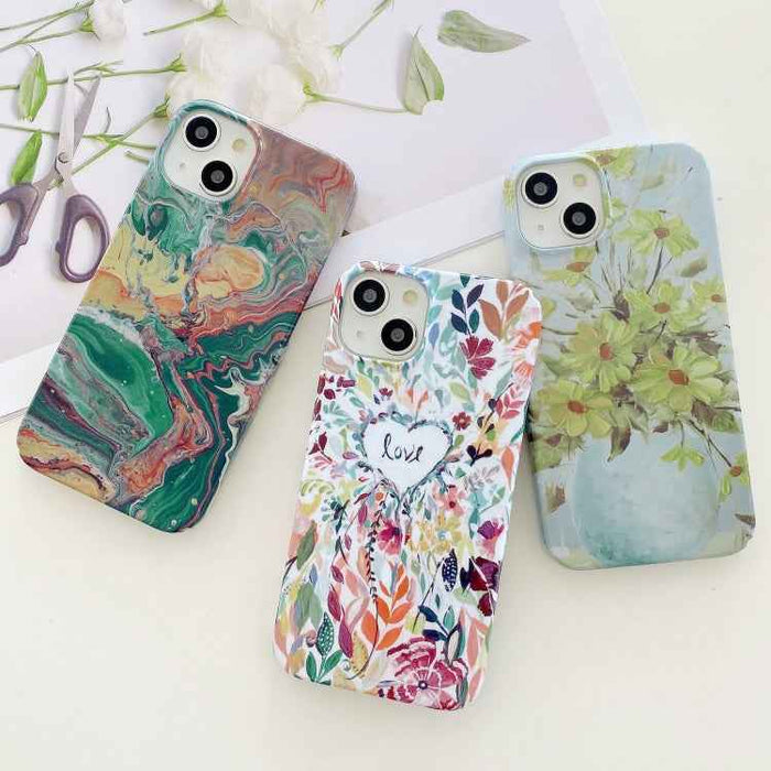 For iPhone 16 Pro Varnishing Water Stick PC Phone Case(Cactus Spines)