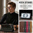 LC.IMEEKE Calf Texture Horizontal Flip Leather Case For iPhone 17(Black)