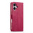 LC.IMEEKE Calf Texture Horizontal Flip Leather Case For iPhone 17(Red)