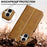 LC.IMEEKE Calf Texture Horizontal Flip Leather Case For iPhone 17(Yellow)