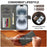 LC.IMEEKE Calf Texture Horizontal Flip Leather Case For iPhone 17(Grey)