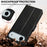 LC.IMEEKE Calf Texture Horizontal Flip Leather Case For iPhone 17 Air(Black)