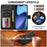 LC.IMEEKE Calf Texture Horizontal Flip Leather Case For iPhone 17 Air(Black)