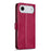 LC.IMEEKE Calf Texture Horizontal Flip Leather Case For iPhone 17 Air(Red)