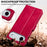 LC.IMEEKE Calf Texture Horizontal Flip Leather Case For iPhone 17 Air(Red)