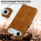 LC.IMEEKE Calf Texture Horizontal Flip Leather Case For iPhone 17 Air(Yellow)