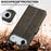 LC.IMEEKE Calf Texture Horizontal Flip Leather Case For iPhone 17 Air(Grey)