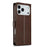 LC.IMEEKE Calf Texture Horizontal Flip Leather Case For iPhone 17 Pro Max(Brown)