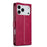 LC.IMEEKE Calf Texture Horizontal Flip Leather Case For iPhone 17 Pro Max(Red)