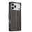 LC.IMEEKE Calf Texture Horizontal Flip Leather Case For iPhone 17 Pro Max(Grey)