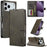 LC.IMEEKE Calf Texture Horizontal Flip Leather Case For iPhone 17 Pro Max(Grey)