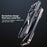 For iPhone 15 Pro Max Frameless X-shaped Metal Phone Case(Grey)