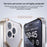 For iPhone 15 Pro Max Frameless X-shaped Metal Phone Case(Grey)