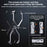 For iPhone 15 Pro Max Frameless X-shaped Metal Phone Case(Grey)