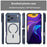 For iPhone 17 Pro Max Carbon Fiber Texture MagSafe Translucent Phone Case(Blue)
