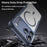 For iPhone 17 Pro Max Carbon Fiber Texture MagSafe Translucent Phone Case(Blue)