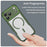 For iPhone 17 Pro Max Carbon Fiber Texture MagSafe Translucent Phone Case(Green)