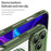 For iPhone 17 Pro Max Carbon Fiber Texture MagSafe Translucent Phone Case(Green)