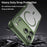 For iPhone 17 Pro Max Carbon Fiber Texture MagSafe Translucent Phone Case(Green)