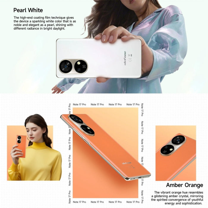 Ulefone Note 17 Pro, Screen Fingerprint, 6.78 inch Android 13 MediaTek Helio G99 MTK6789 Octa Core, NFC, Network: 4G
