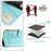 For iPhone 17 Pro Cat Rat Embossed Pattern RFID Leather Phone Case with Lanyard(Mint Green)