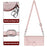 For iPhone 17 Pro Cat Rat Embossed Pattern RFID Leather Phone Case with Lanyard(Pink)