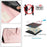 For iPhone 17 Pro Cat Rat Embossed Pattern RFID Leather Phone Case with Lanyard(Pink)