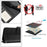 For iPhone 17 Pro Cat Rat Embossed Pattern RFID Leather Phone Case with Lanyard(Black)